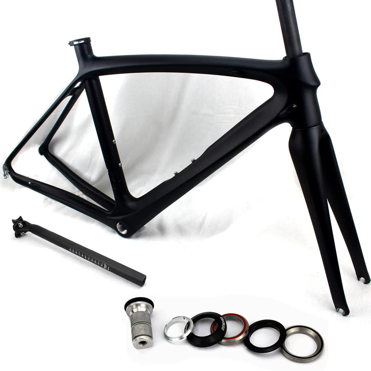 Best Carbon road bike frames Black Matt bicycle carbon road frame carbon fiber frameset available size 49cm BB68 BB shell 0 Best Carbon road bike frames Black Matt bicycle carbon road frame carbon fiber frameset available size 49cm BB68 BB shell 0
